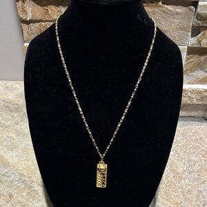 Versace Gold Medallion Necklace